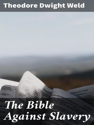 cover image of The Bible Against Slavery